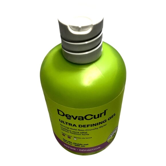 DevaCurl Ultra Defining Gel 12 Oz Strong Hold Non-Crunchy Style For Curly Hair - Picture 2 of 4